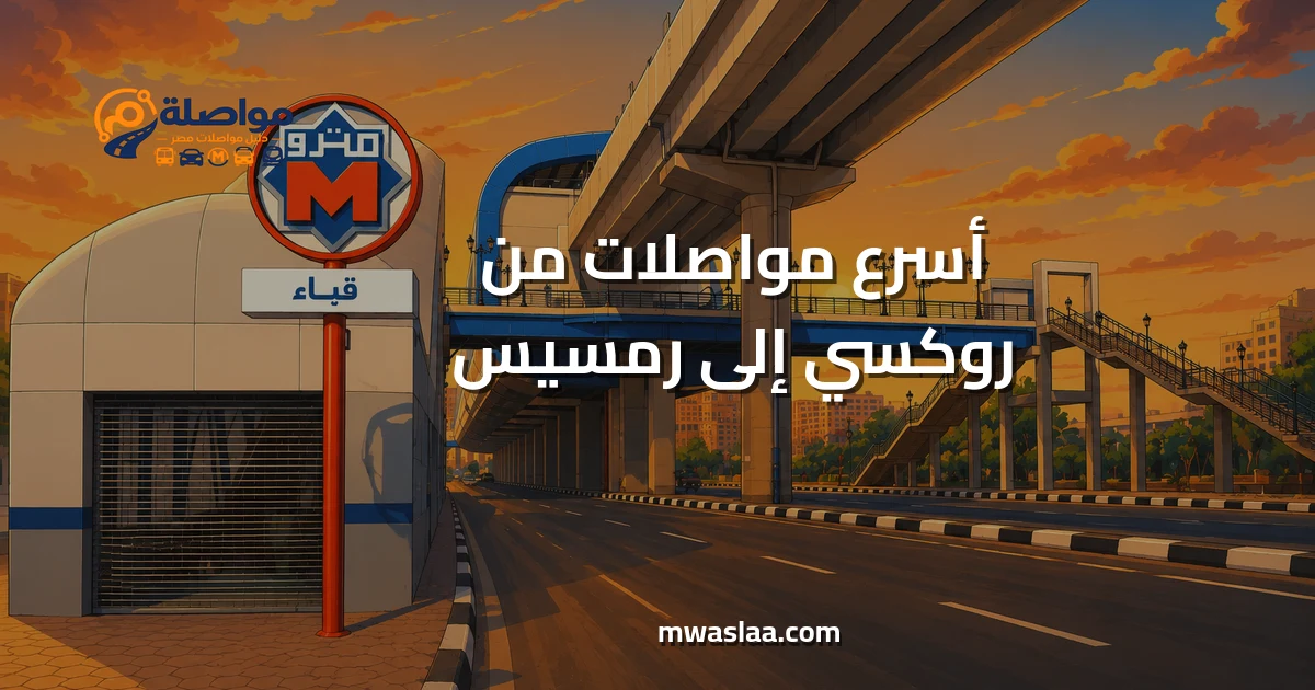 مواصلات من روكسي إلى رمسيس